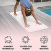 Ajna Natural Rubber Yoga Mat Decrease Impact Strain On Joints Mandala White New
