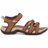TEVA SANDALS TEVA WOMEN TIRRA - SIZE: WOMEN 7 - LEATHER HONEY BROWN