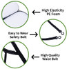 ZZOGRI Wearable Gardening Stool with Light-Weighted Cushion Waist Buckle Belt New