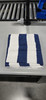 NOBLE HOUSE CABANA BATH TOWEL, 80/20 COTTON, 36 IN. BY 66 IN. - BLUE WHITE
