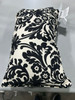 PILLOW PERFECT 13X20 CRC OD ESSENCE ONYX 117270 - BLACK/WHITE