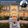 Pia Ricco Motion Sensor Outdoor Wall Lantern Matte Black Clear Glass - Black New