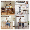 Ckaff Set of 2 Dining Chairs PU Kitchen Chairs Living Room Armchairs B0FNVWJVFK New