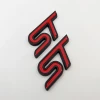 GENERIC METAL ST EMBLEM CAR BADGE RACING SPORT 3D STICKER DECAL [2 INCLUDED]
