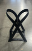 HOOSEL METAL FIREWOOD SPLITTER, 9INCH OPENING, 14.5INCHES TALL - BLACK