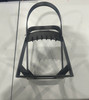 HOOSEL METAL FIREWOOD SPLITTER, 9INCH OPENING, 14.5INCHES TALL - BLACK