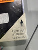 CYPRESS HOME LIGHTED WALL DECOR SNOW WINTER CHRISTMAS LAMPPOST BIRD CARDINAL