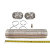 Frigidaire Smart Choice 8-Foot Semi-Rigid Dryer Vent Kit, 2 Elbows, 4 Clamps New