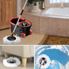 Spin Mop and Bucket with Wringer Set, 360° Rotating Head Mop Bucket System New