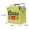 Coors Banquet Retro Ice Chest Cooler - Portable Ice Bucket B01EJRLSS2 - NEW New