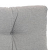 Klear Vu The Gripper Non-Slip Tufted Bench Cushion 43" - Chenille Gray New