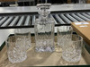 LANFULA 750ML BOTTLE,4 CRYSTAL WHISKY GLASSES 300ML, 5 PIECES - TRANSPARENT