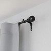 Umbra Diverge Curtain Rod Metal Drapery Rod Extends 28 48" B08CG23QNJ - Bronze New