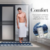 GTa13 Bathroom Rugs Sets 3 Piece – Microfiber Spineless Bathroom Rugs - Blue New
