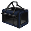 PAPZER CAT CARRIER FOR TRAVEL SOFT-SIDED TOP LOADING PRIVACY CURTAIN 20LBS NAVY