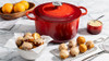 LE CREUSET ENAMELED CAST IRON SIGNATURE DEEP ROUND OVEN 6.5 QT - SEA SALT New