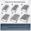 BedBro Bunkie Board Full 10mm (54" x 75") – Gray Under Mattress New