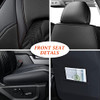 Coverado Toyota Tundra Seat Covers Front Pair Waterproof Car Seat Covers 2PCS New