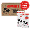 Huggies Size 7 Diapers Snug & Dry Baby Diapers 41+ lbs 92 Count New