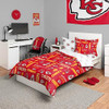 FOCO Kansas City Chiefs NFL Color Bed In a Bag Comforter Bedding 5 Piece Twin New