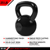 JFIT Cast Iron Kettlebell Single Weight Flat Bottom Polished Handle B08XSNZ54S New