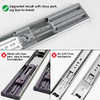 LONTAN 1 Pair Soft Close Drawer Slides 22" Heavy Duty Cabinet Rails New