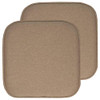 Sweet Home Collection Chair Cushion Memory Foam Pads Honeycomb Pattern 2 Pack New