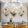 Metal Wall Art Living Room Large Gold Ginkgo Leaf Wall Decor 3 Pack 78x27in
