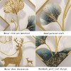 Metal Wall Art Living Room Large Gold Ginkgo Leaf Wall Decor 3 Pack 78x27in
