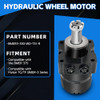 BMER3-350-WD-T31-R Cycloid Hydraulic Motor 1.5" Round Shaft 1/2" NPT BMER 375