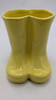 RAE DUNN BY MAGENTA IN THE GARDEN Rain Boots Planter - 6"L x 6"W x 7"H, Yellow New