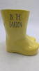 RAE DUNN BY MAGENTA IN THE GARDEN Rain Boots Planter - 6"L x 6"W x 7"H, Yellow New