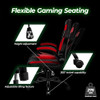 N-GEN GAMING Video Gaming Chair Ergonomic Office Desk Chair B0D7LB6JBT - Red