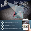 GEEKEE SECURITY CAMERAS WIRELESS 2-WAY TALK BATTERY 2K NIGHT VISION 2-PACK WHITE