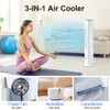 Cozzyben Portable Air Conditioner 35" Evaporative Swamp Cooler Ac Unit New