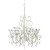 Zings & Thingz Home Locomotion Crystal Blooms Candle Chandelier -NEW New