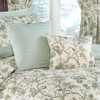 Waverly Felicite Set with Coordinating Bed Skirt and 2 Throw Pillows and 2 Shams New