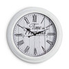 Streamline VIP White Farmhouse Clock 19" Inch Time is Precious Shiplap Wall New