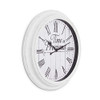 Streamline VIP White Farmhouse Clock 19" Inch Time is Precious Shiplap Wall New