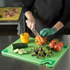 San Jamar Saf-T-Grip Cutting Board With Molded-In Ruler 15" x 20" x 0.5" 6 Count New