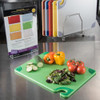 San Jamar Saf-T-Grip Cutting Board With Molded-In Ruler 15" x 20" x 0.5" 6 Count New