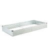Zunatu 6x3x1ft Galvanized Raised Garden Bed,6x3x1ft, B0BN7DBB3K - Silver New