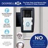 DoorbellBoa Anti-Theft Video Doorbell Door Mount No Tools or Installation Black