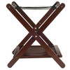 WINSOME REMY LUGGAGE RACK WITH STORAGE, NO ASSEMBLY 40436 - CAPPUCCINO New