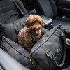 NOAH & PAW DOG CAR SEAT BOOSTER FOR SMALL DOGS & CATS UNDER 25LB, CANVAS - GRAY