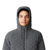 MOUNTAIN HARDWEAR MEN'S STRETCHDOWN LIGHT FULL ZIP HOODED JACKET SIZE M