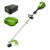 Greenworks 60V 16 in Cordless String Trimmer 4.0 Ah Battery B0BK7JTDYW - Green New