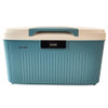SereneLife Lockable Storage Container 6.5 Gallon Box Lock B0CC754ZYT - Bluee New