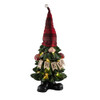 Alpine Corporation 28" Tall Christmas Tree Gnome Holiday Decoration - B09CRVJ4BJ New