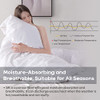 Luxury Silk Comforter - Cooling Duvet Insert, Filling, Blanket, Queen 90"x90" New